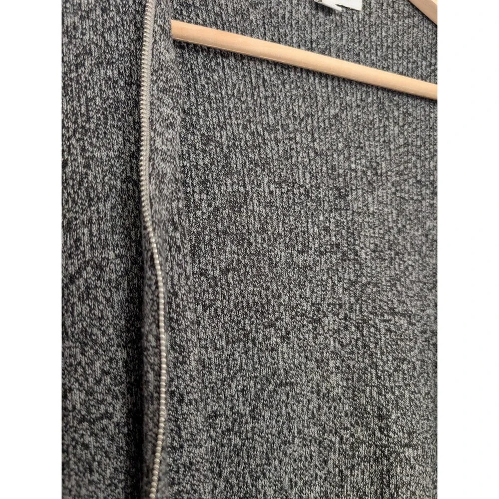 Calvin Klein‎ Zipper Front Ribbed Cardigan PM 90s Minimalist Women CBK Timeless